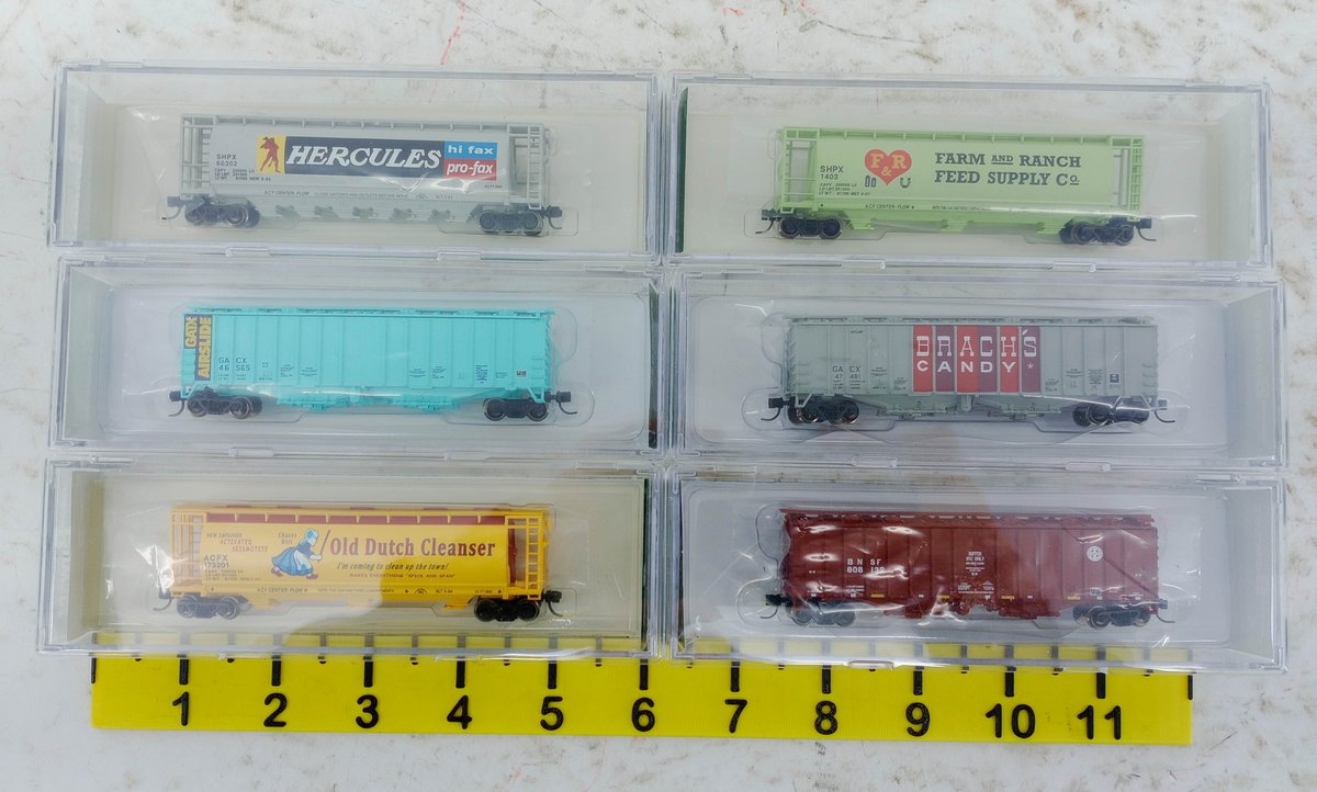 6 BOWSER N SCALE HOPPERS HERCULES, BRACH'S CANDY, OLD DUTCH CLEANSER & MORE, 6 OBS INV 263331049