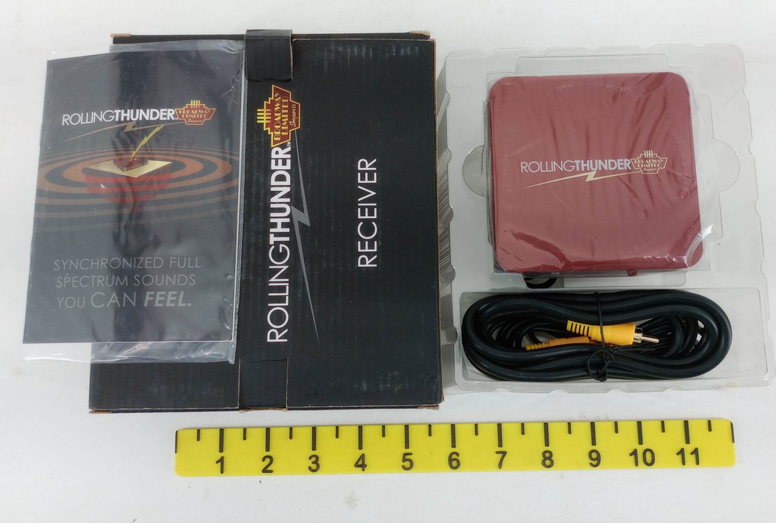 BROADWAY LIMITED ROLLING THUNDER RECEIVER W/ RCA CABLE & MANUAL, OB INV 263331074