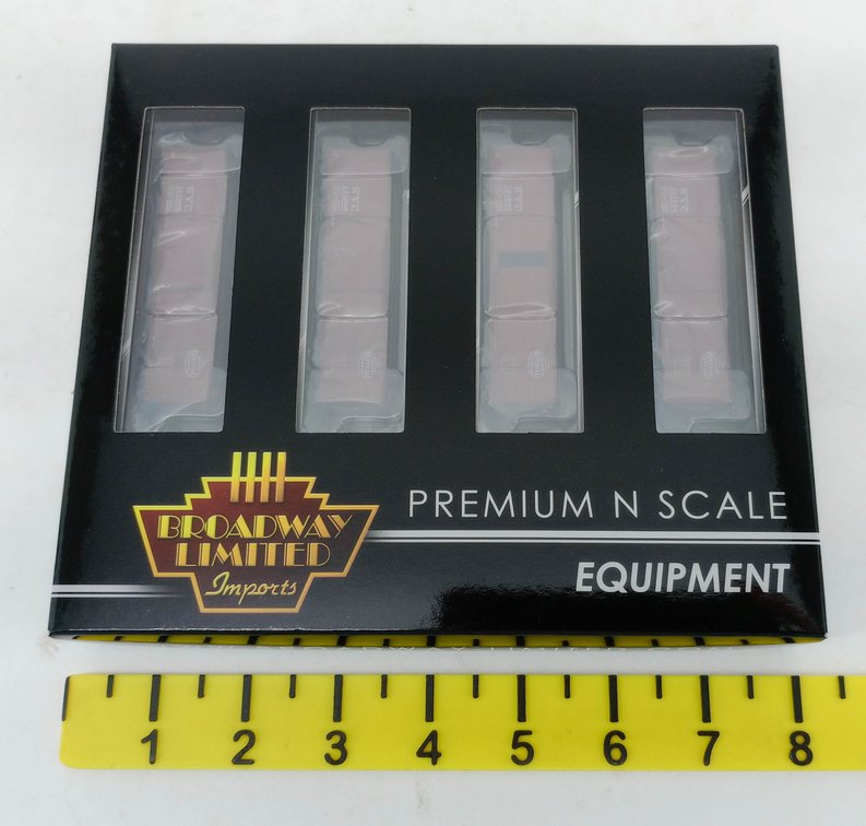 4 BROADWAY LIMITED 3403 NYC STEEL BOX CARS, N SCALE, OB INV 263331081