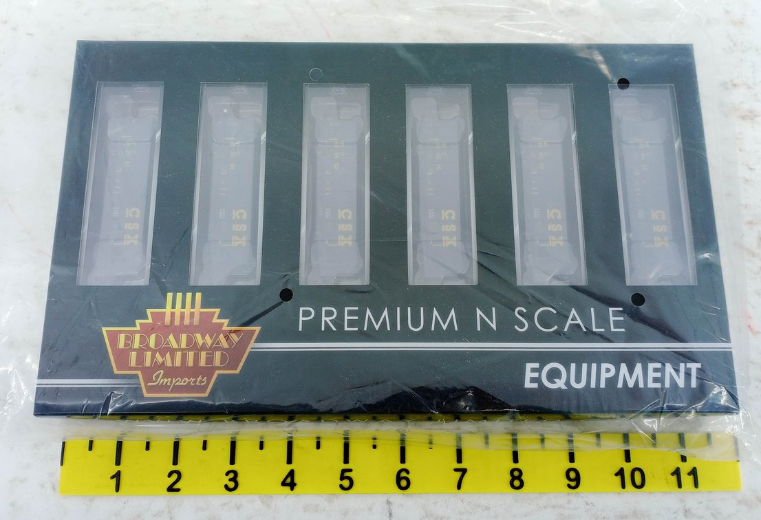 BROADWAY LIMITED 3652 CSX 3-BAY HOPPER 6-PACK B, N SCALE, SEALED OB INV 263331102