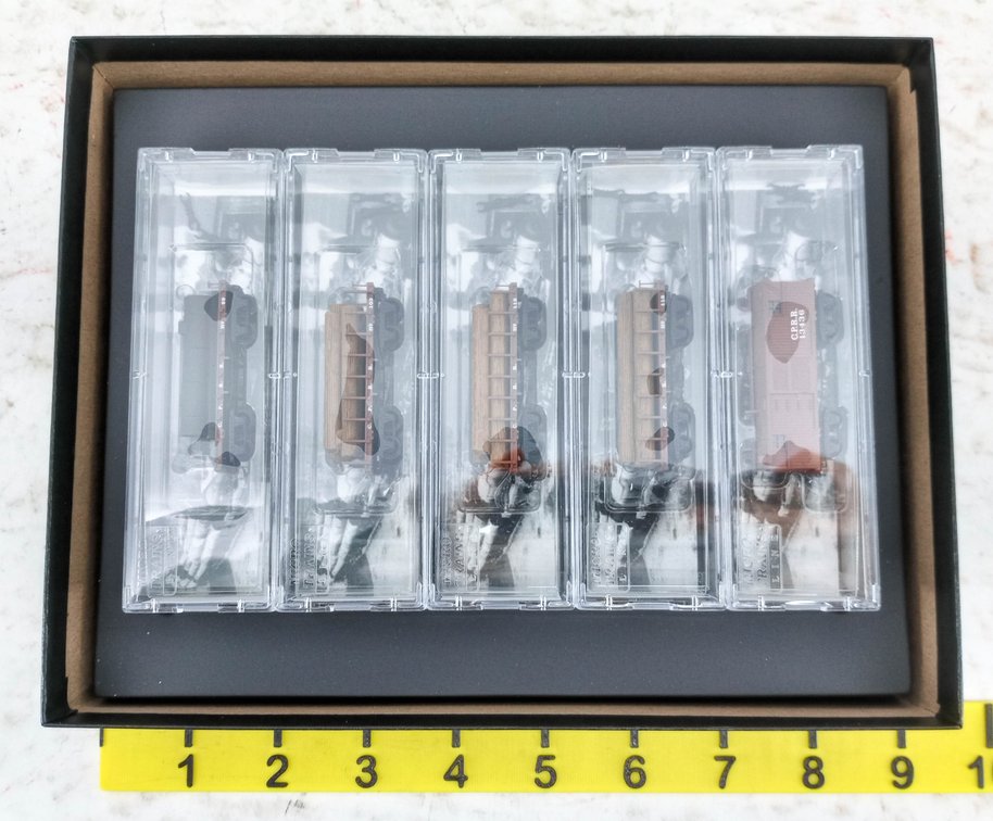 MICRO-TRAINS LINE N SCALE CIVIL WAR ERA CENTRAL PACIFIC LOGGING 5-PACK, OB INV 263331109