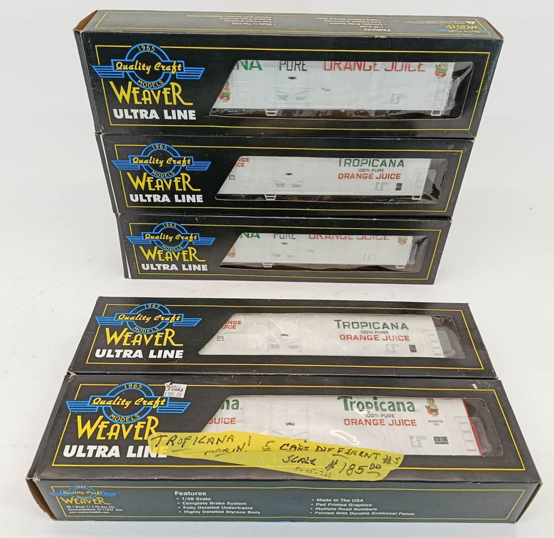 5 WEAVER ULTRA LINE TROPICANA 57' MECHANICAL REEFERS, 5 OBS  INV 263350019