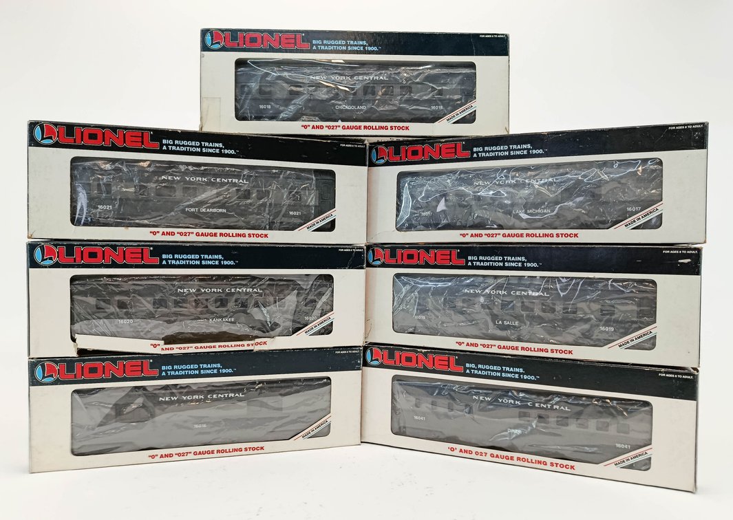 7 LIONEL NYC PASSENGER CARS 6-16016 TO 6-16021 & 6-16041, 7 OBS  INV 263350032