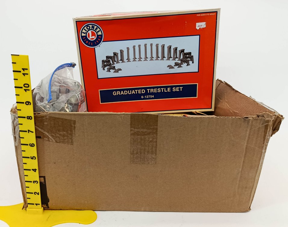 LIONEL O GAUGE TRESTLE SETS 110, 111 & 6-12754 GRADUATED, SOME OBS  INV 263350045