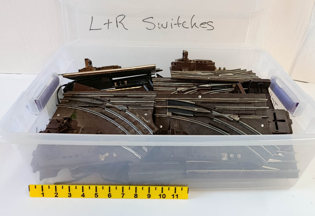 ASSORTED LIONEL O GAUGE LEFT & RIGHT REMOTE CONTROL SWITCHES  INV 263350082