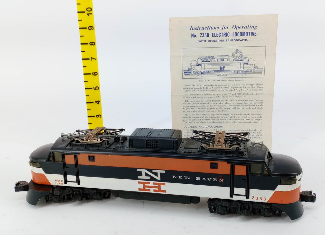 LIONEL 2350 NEW HAVEN EP-5 ELECTRIC LOCOMOTIVE W/ INSTRUCTIONS  INV 263440001