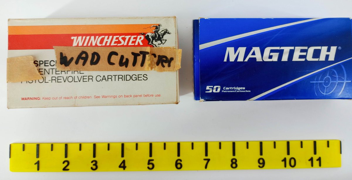 100 ROUNDS 38 SPECIAL REVOLVER CARTRIDGES WINCHESTER WAD CUTTER & MAGTECH 2 OB  INV 263510006