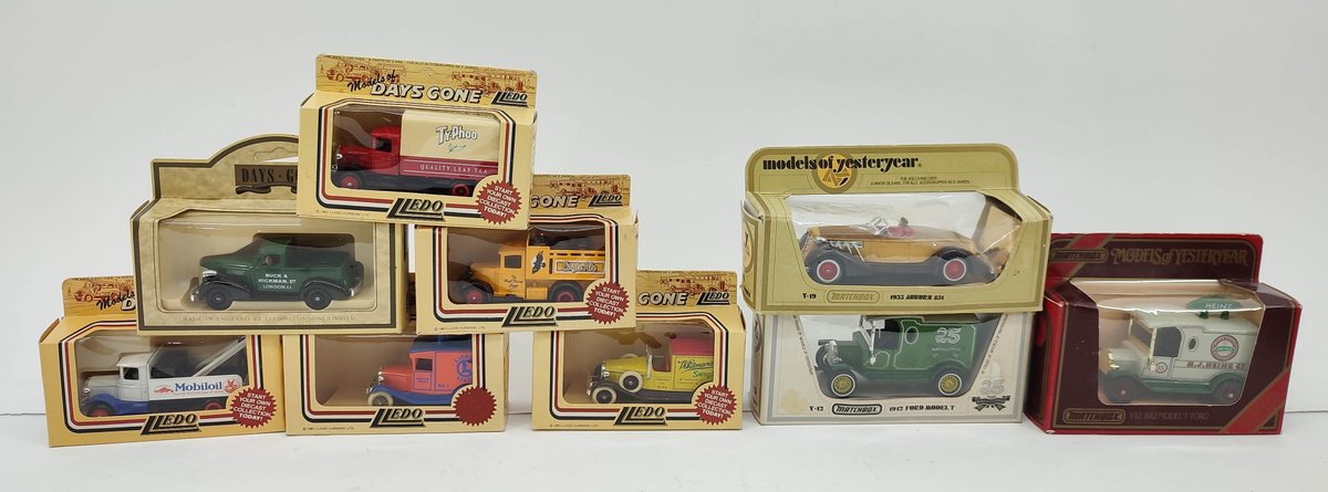 TOYS 9 DIE CAST VEHICLES MATCHBOX YESTERYEAR, LLEDO DAYS GONE OBS  INV 262380686