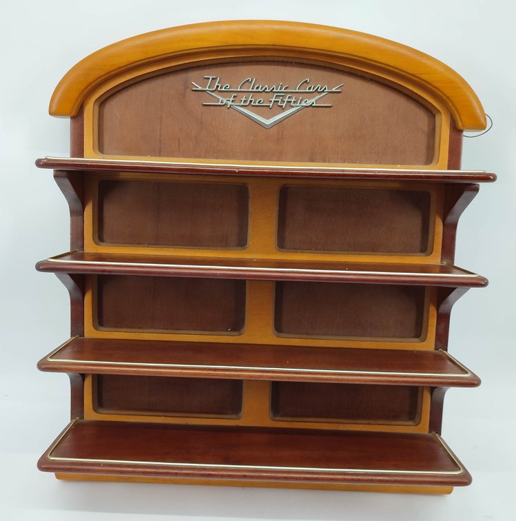 DISPLAY WALL SHELF FOR THE CLASSIC CARS OF THE 50'S APPROX. 22" X 6" X 19"  INV 262380718
