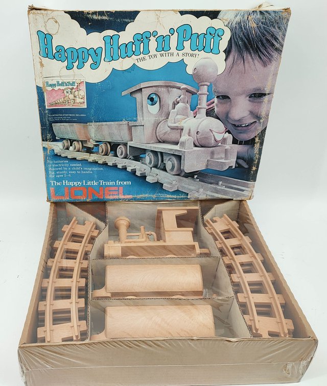 LIONEL THE HAPPY HUFF'N' PUFF THE TRAIN WITH A STORY MADE IN WEST GERMANY OB BOX IS ROUGH  INV 262380731