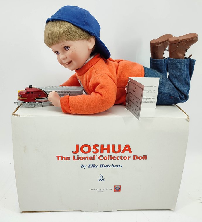 THE LIONEL COLLECTOR DOLL JOSHUA BY ELKE HUTCHENS OB  INV 262380767