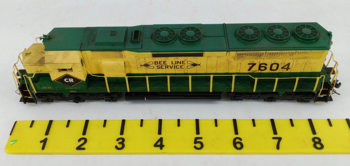 BACHMANN SPECTRUM 82715 READING #7604 BEE LINE HO SD-45 DIESEL LOCOMOTIVE, DCC, OB  INV 262860035