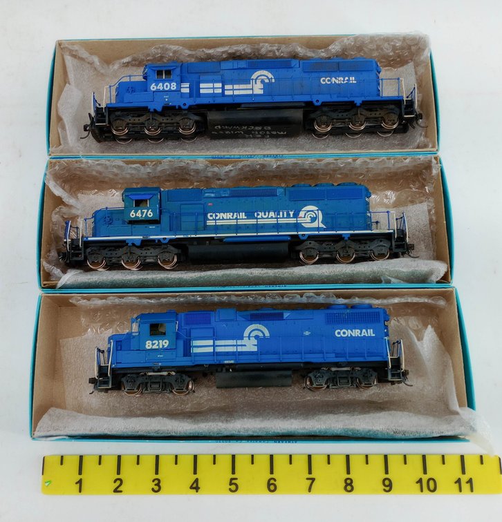 3 ATHEARN HO CONRAIL SD40-2 & GP38-2 DIESEL LOCOMOTIVES, 3 OBS  INV 262860043