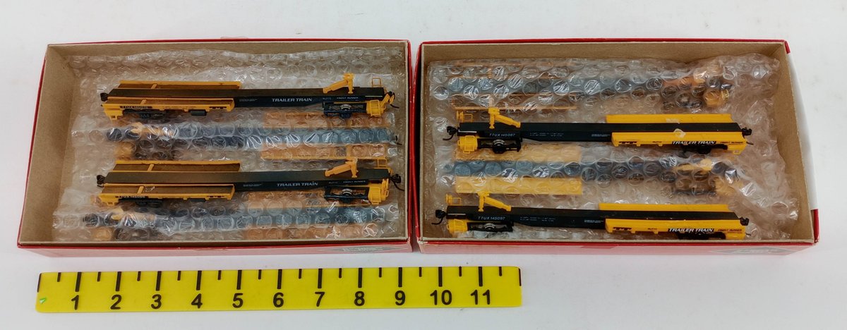8 TRAILER TRAIN TTUX FRONT RUNNER SPLINE CARS, 2 OBS  INV 262860053