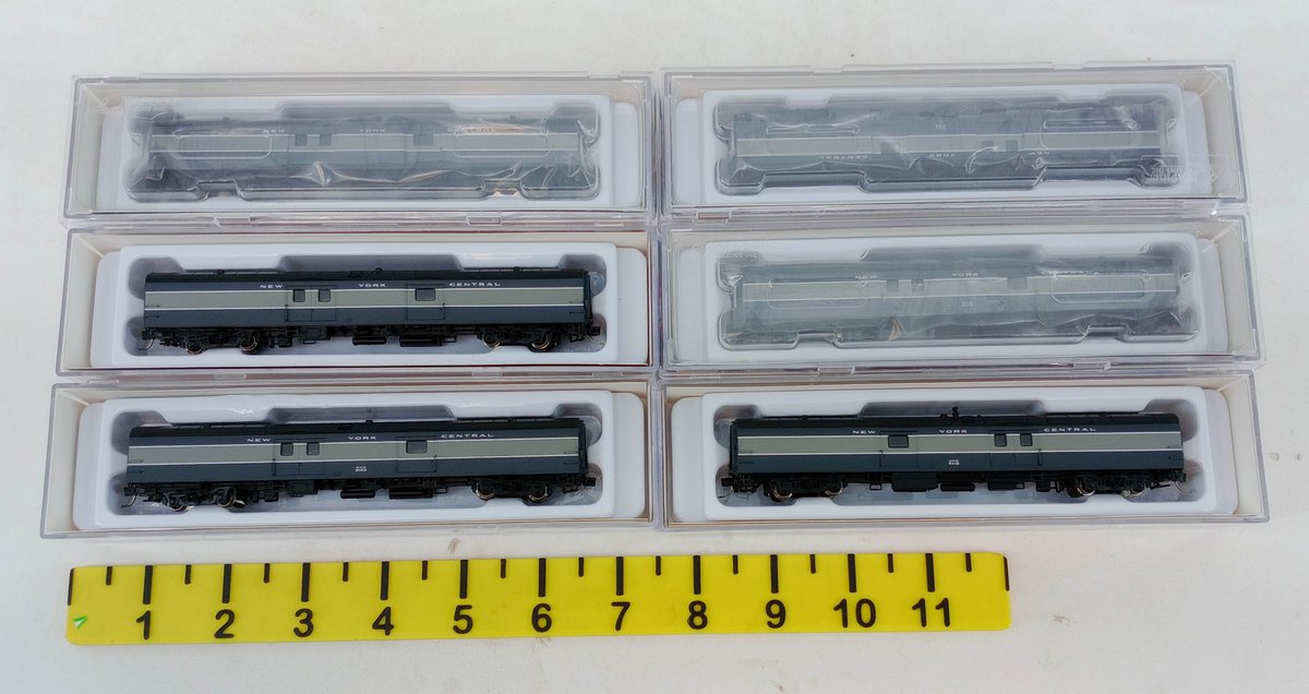 6 RAPIDO N GAUGE 506046-506050 NYC BAGGAGE EXPRESS CARS, 6 OBS  INV 263332033