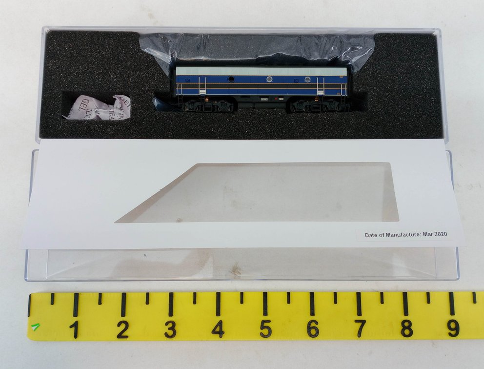 BROADWAY LIMITED 3785 B&O EMD F3B N SCALE DIESEL LOCOMOTIVE, OB  INV 263332073