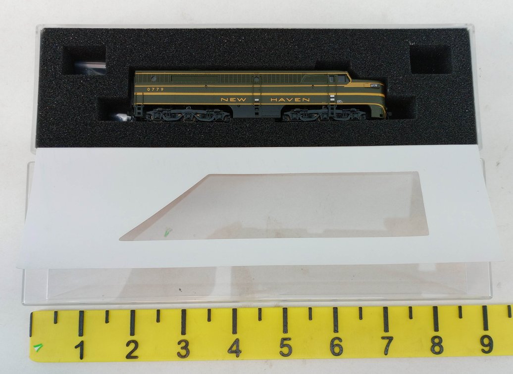 BROADWAY LIMITED N GAUGE 3845 NEW HAVEN ALCO PA DIESEL LOCOMOTIVE #0779, OB  INV 263332075