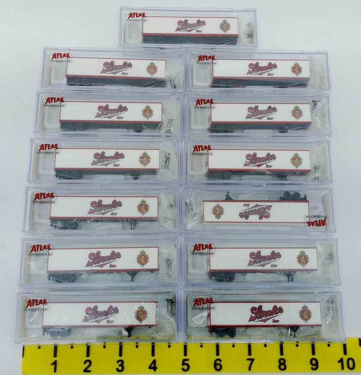 ASSORTED ATLAS 50 005 616 STROH'S 45FT PINES TRAILERS, SOME OBS  INV 263332244