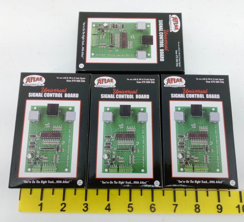 4 ATLAS 70 000 046 UNIVERSAL SIGNAL CONTROL BOARDS, 4 OBS INV 263332251