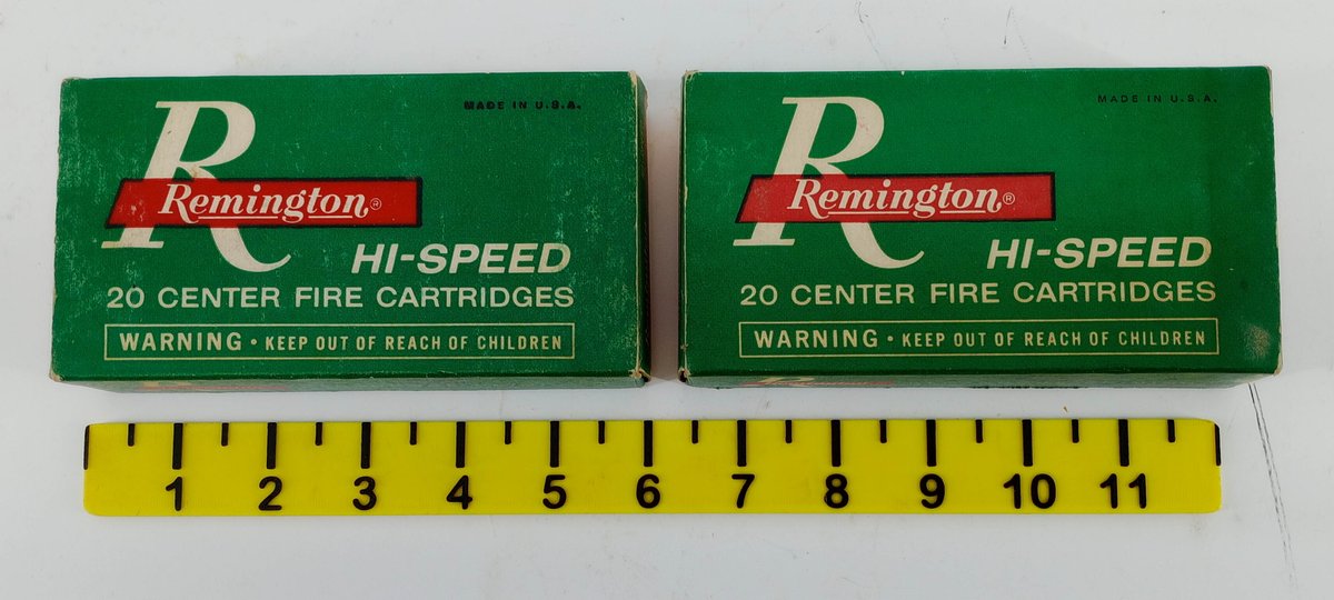 2 BOXES REMINGTON HI-SPEED CORE-LOKT 180 GRAIN SOFT POINT 300 SAV & 308 WIN CARTRIDGES 2 OB  INV 260350033