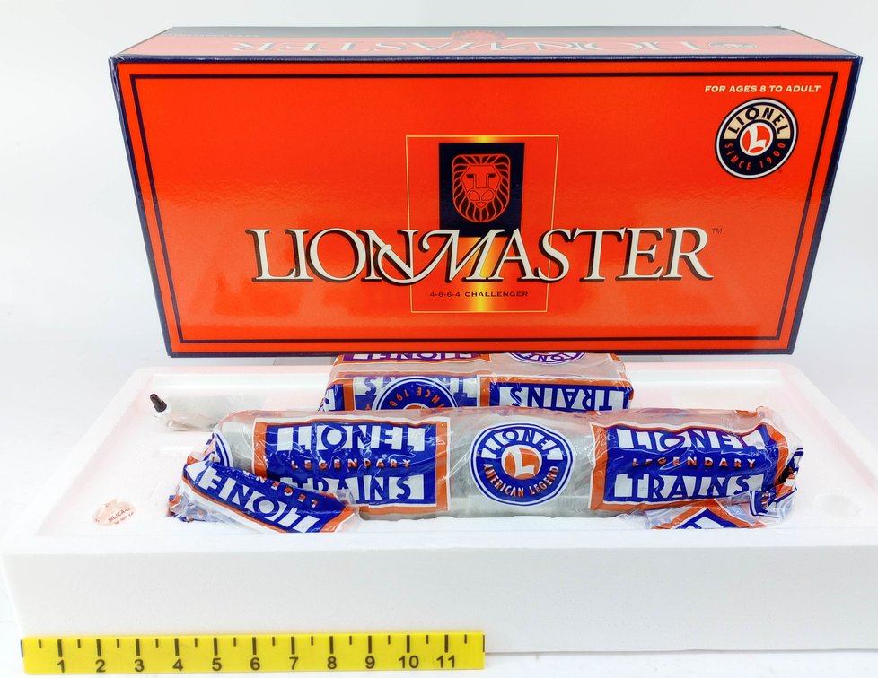 LIONEL O GAUGE 6-38021 WP LIONMASTER 4-6-6-4 CHALLENGER STEAM LOCOMOTIVE & TENDER, OB  INV 263390184