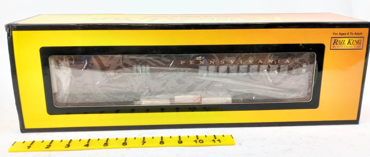 RAIL KING O GAUGE 30-2158-1 PENNSYLVANIA DOODLEBUG DIESEL ENGINE W/ PROTO-SOUND, OB  INV 263390192