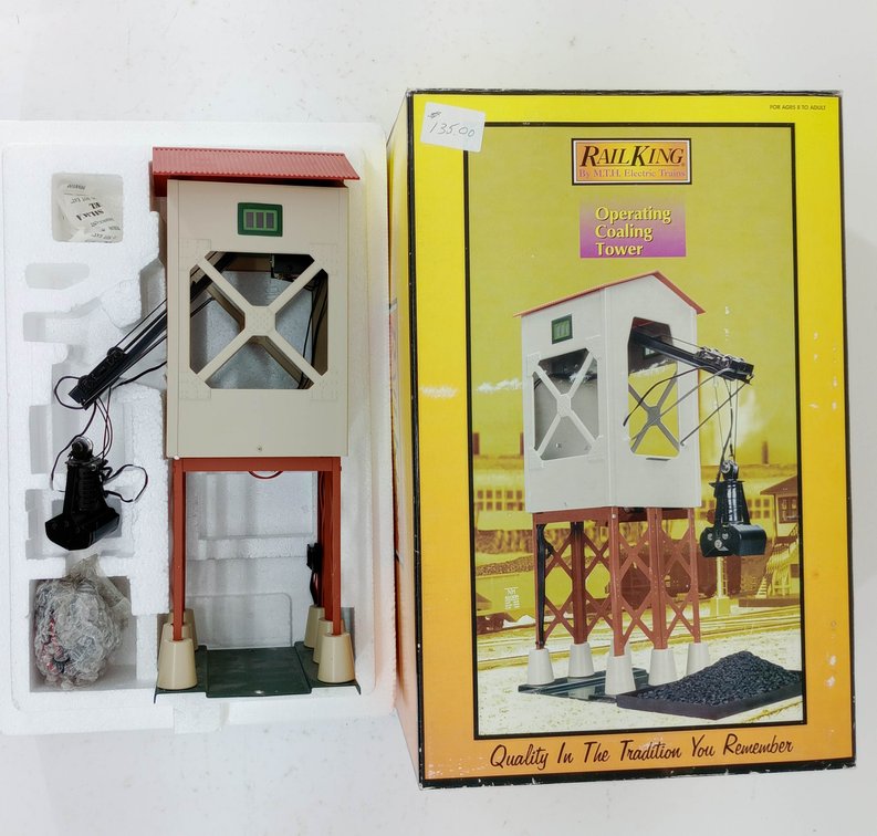 RAILKING O GAUGE 30-9043 OPERATING COALING TOWER, OB  INV 263390193