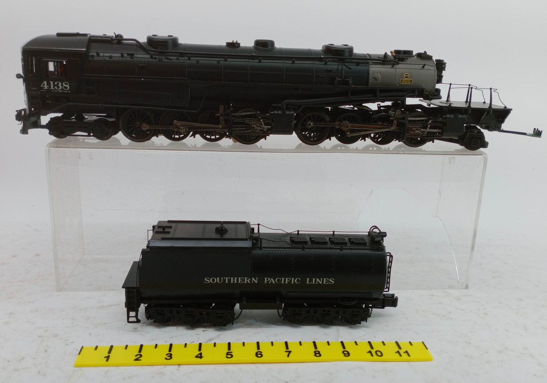 MTH O GAUGE 20-3348-1 SOUTHERN PACIFIC 4138 AC-6 CAB FORWARD STEAM LOCOMOTIVE & TENDER, OB  INV 263390227