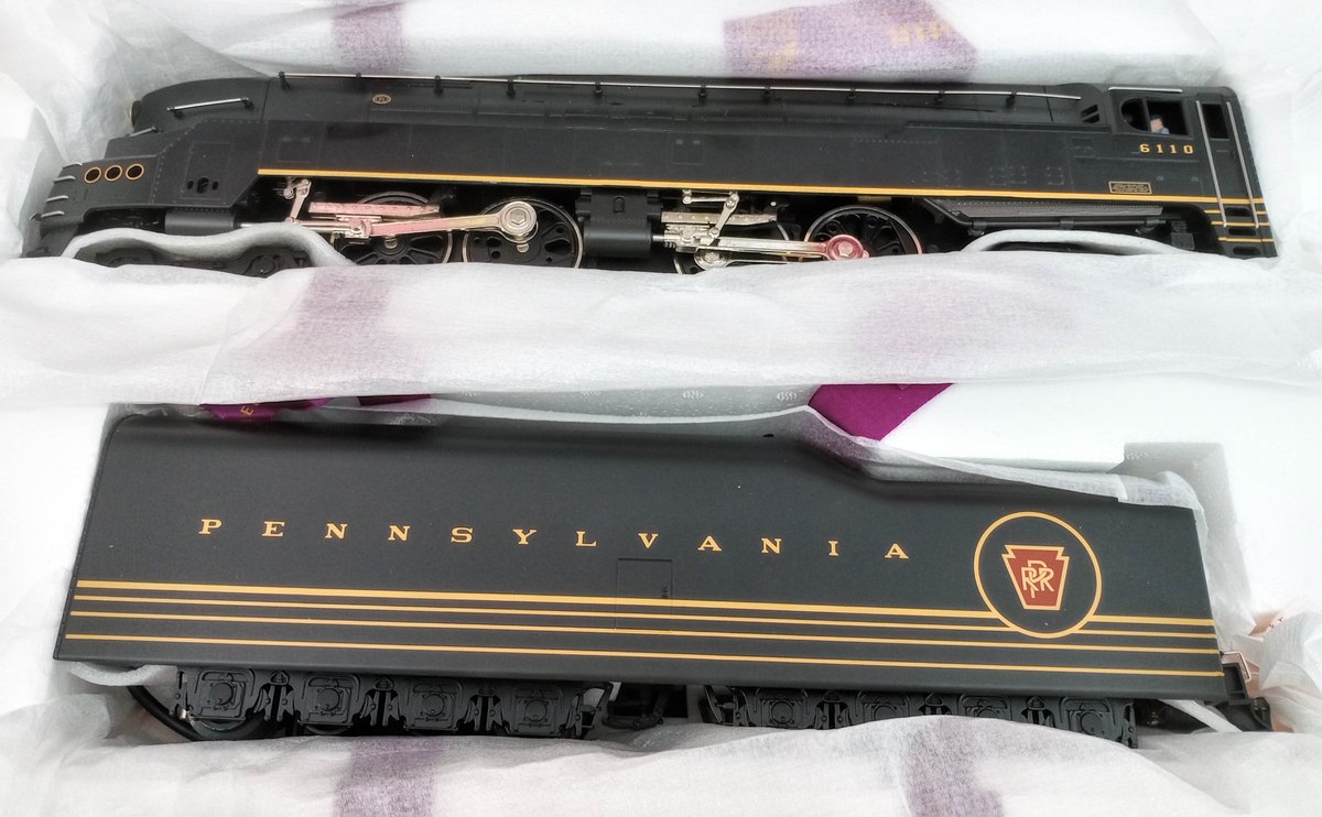 MTH O GAUGE 20-3043-1 PENNSYLVANIA 4-4-4-4 T-1 DUPLEX STEAM ENGINE, OB  INV 263390228