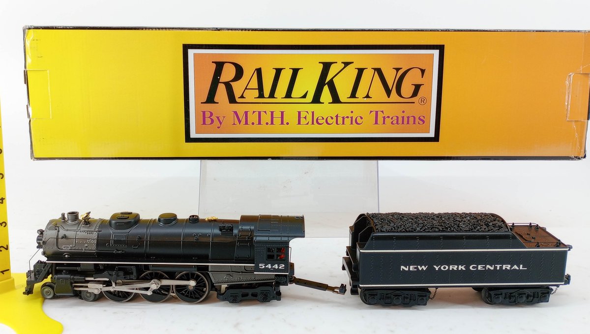 MTH RAILKING O GAUGE 30-1797-1 NYC 4-6-4 IMPERIAL HUDSON STEAM ENGINE & TENDER, OB  INV 263390239