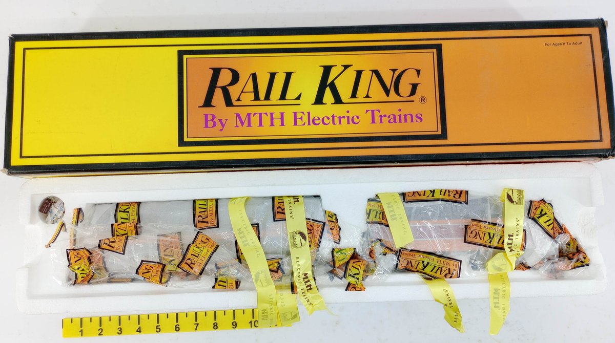 RAIL KING MTH O GAUGE MILWAUKEE ROAD 105 HIAWATHA 4-6-4 STEAM LOCOMOTIVE & TENDER, OB  INV 263390241