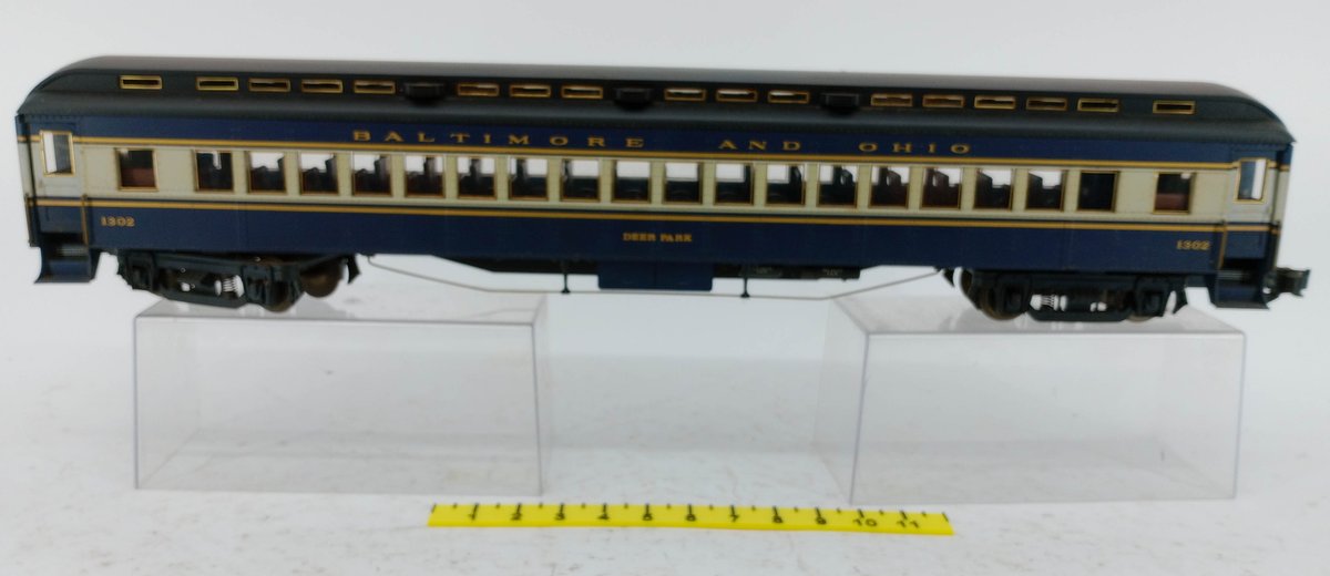 BALTIMORE AND OHIO 1302 DEER PARK G GAUGE PASSENGER COACH  INV 263390258