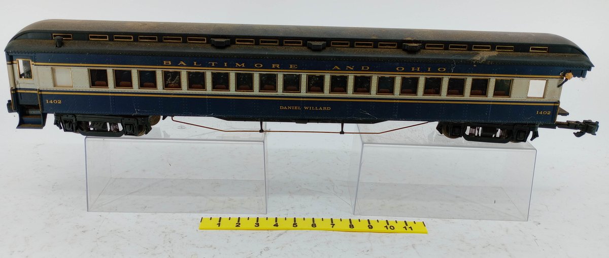 BALTIMORE AND OHIO 1402 DANIEL WILLARD G GAUGE PASSENGER COACH  INV 263390257