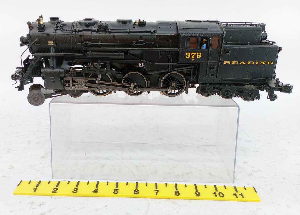 K-LINE O GAUGE READING 379 4-6-0 STEAM LOCOMOTIVE & TENDER W/ SMOKE & SOUND  INV 263390280