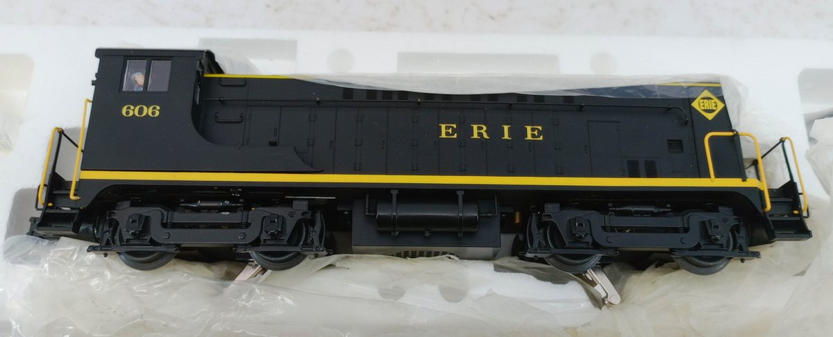 WEAVER O GAUGE 1565LP ERIE VO1000 DIESEL LOCOMOTIVE #606, 3-RAIL W/ SOUND, OB  INV 263390288
