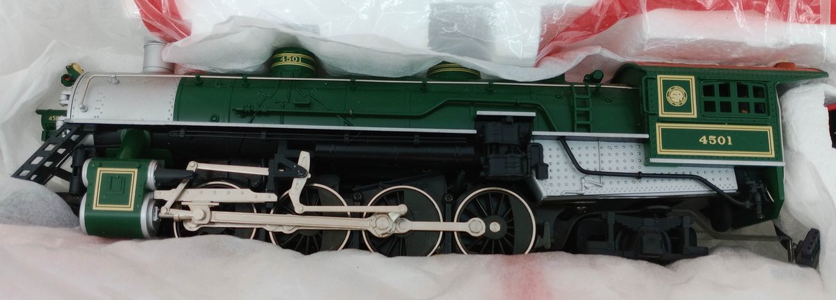 LIONEL O GAUGE 6-18018 SOUTHERN 4501 2-8-2 MIKADO STEAM LOCOMOTIVE & TENDER, OB  INV 263390293