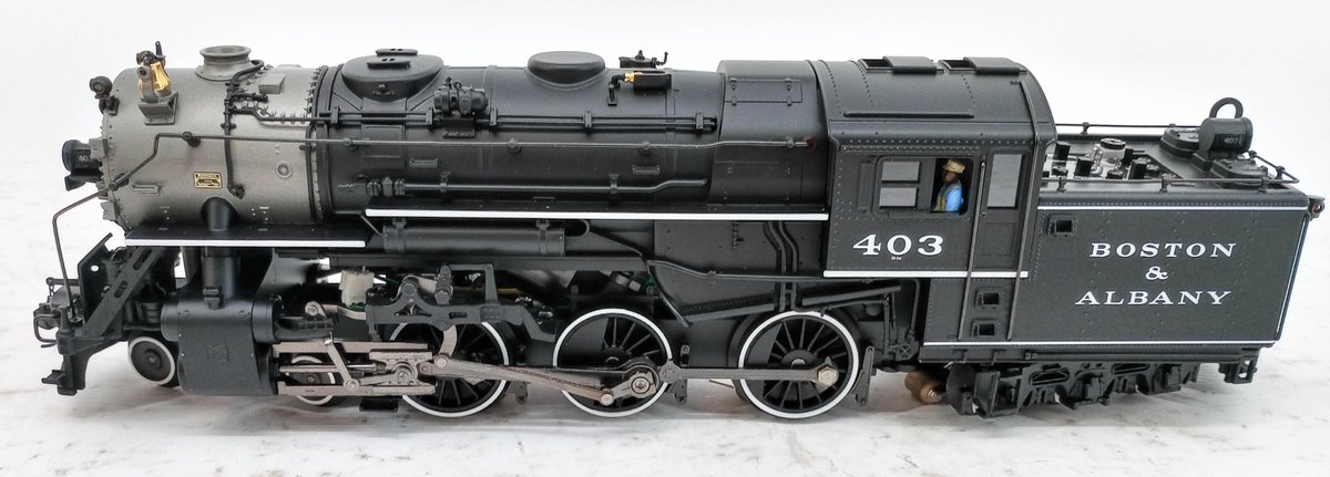 K-LINE O GAUGE K3470-0403CC BOSTON & ALBANY 4-6-6T TANK LOCOMOTIVE #403, OB  INV 263390322