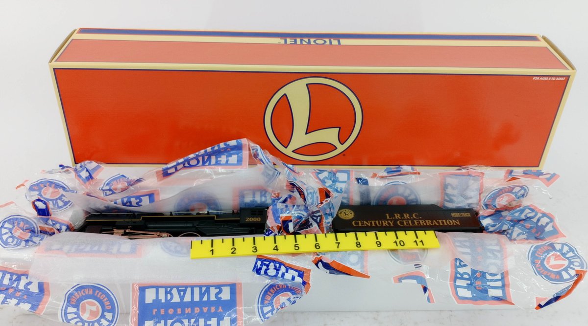 LIONEL O GAUGE 6-18680 L.R.R.C. HUDSON TRADITIONAL STEAM LOCOMOTIVE & TENDER #2000, OB  INV 263390327