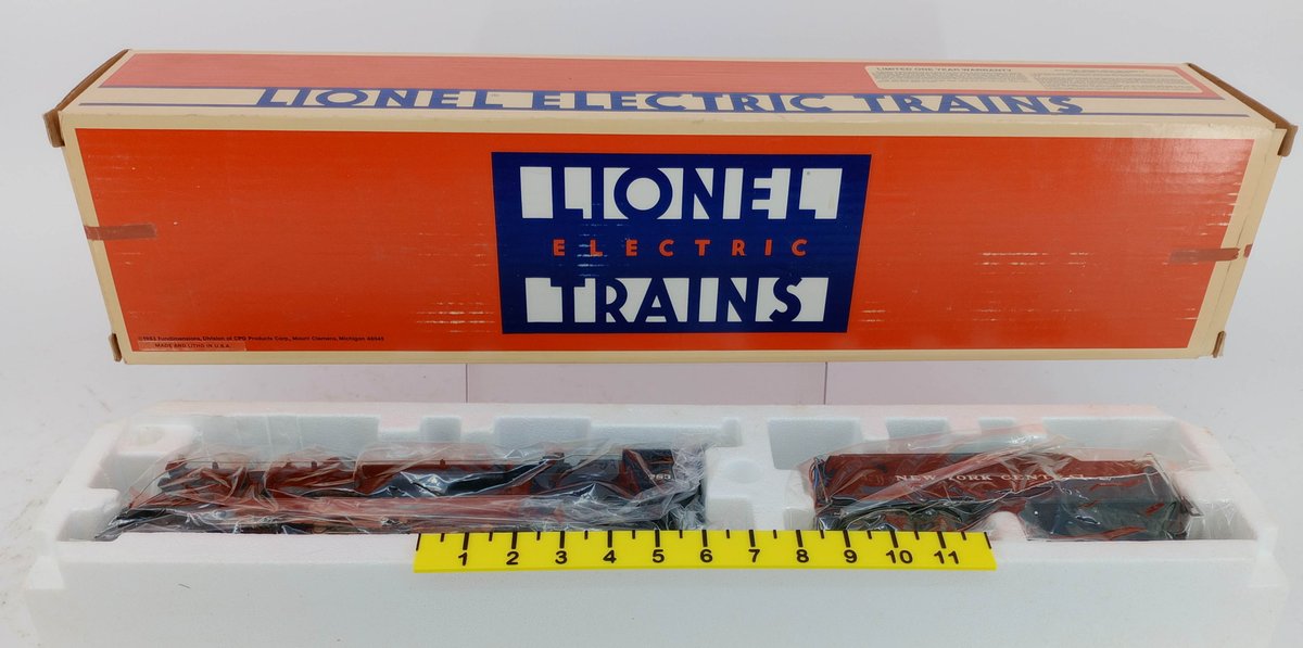 LIONEL O GAUGE 6-8406 NYC HUDSON 4-6-4 STEAM LOCOMOTIVE & TENDER, OB  INV 263390326