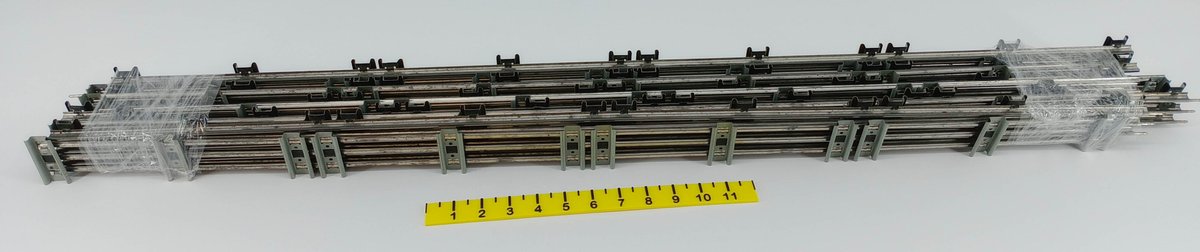 ASSORTED O GAUGE 3-RAIL STRAIGHT TRACK SECTIONS  INV 263390367