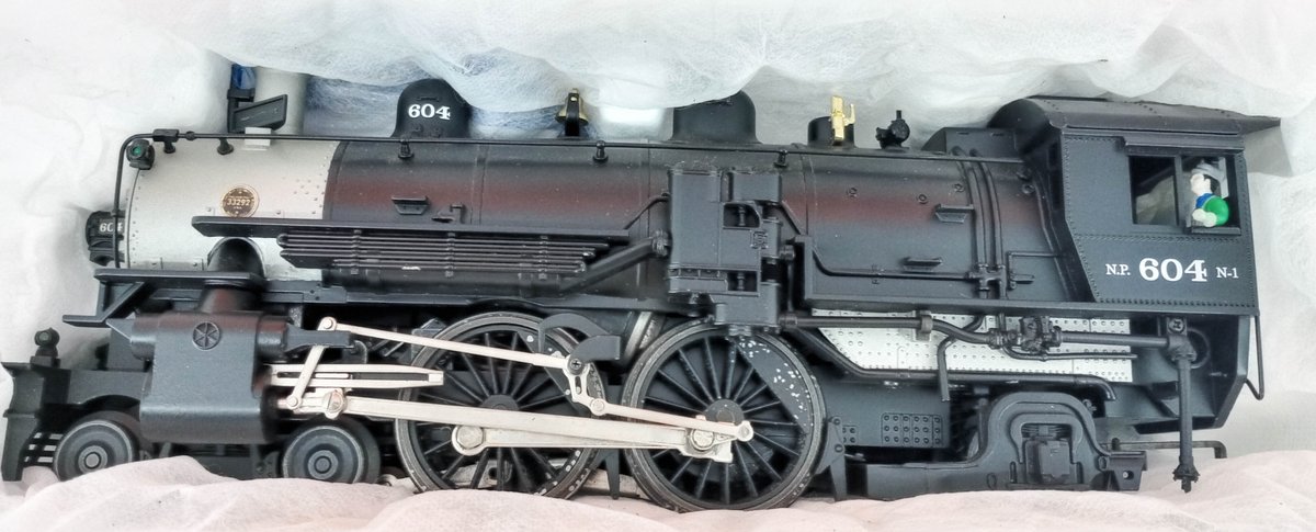 LIONEL O GAUGE NORTHERN PACIFIC 604 4-4-2 ATLANTIC STEAM ENGINE & TENDER, OB  INV 263390393