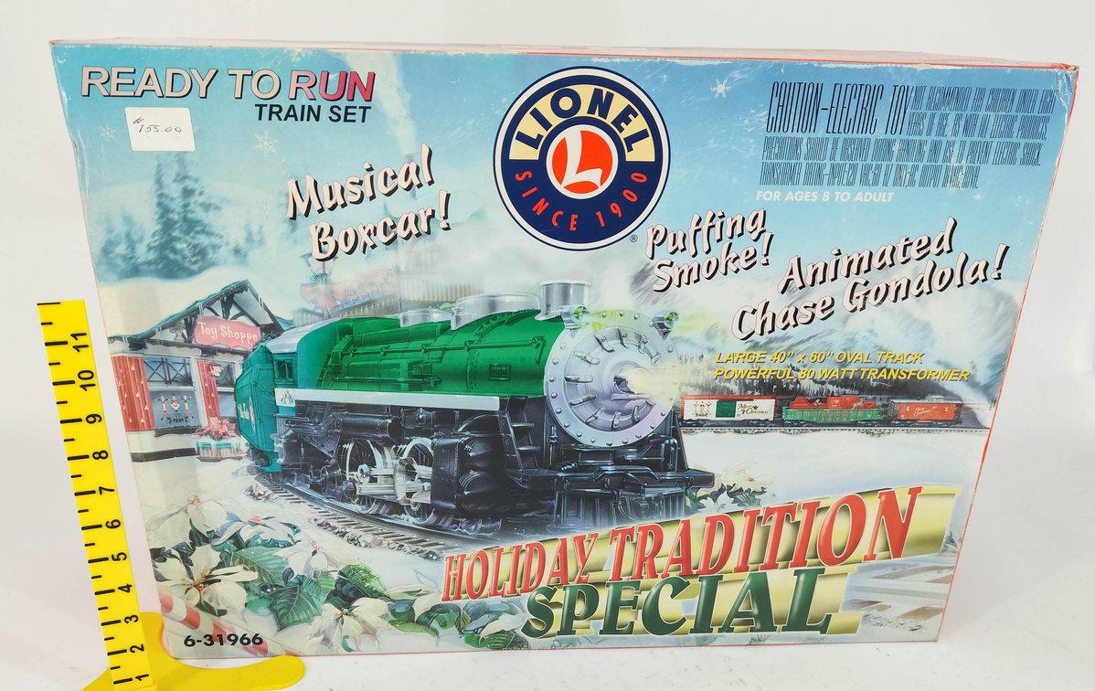 LIONEL 6-31966 HOLIDAY TRADITION SPECIAL O GAUGE TRAIN SET, OB  INV 263390421