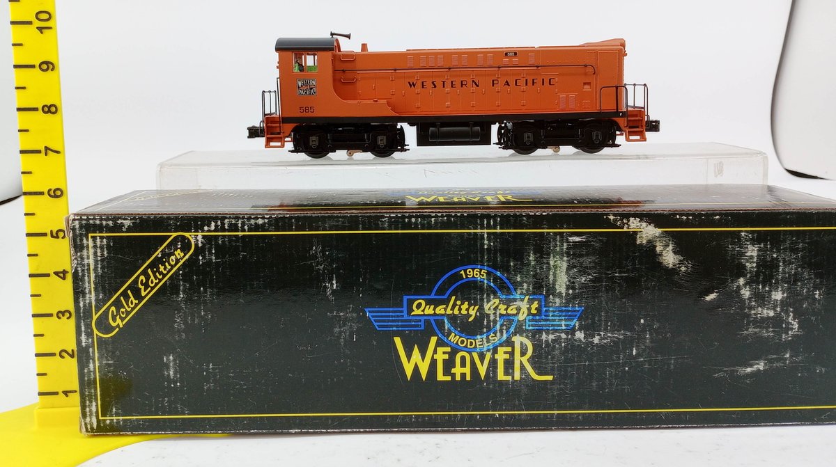WEAVER O GAUGE 1572LP WP VO1000 DIESEL LOCOMOTIVE #585 3-RAIL W/ SOUND, OB  INV 263390461