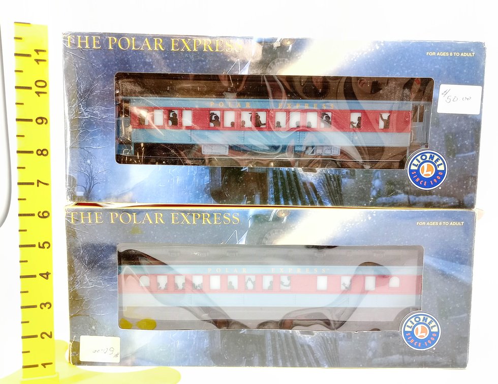 2 LIONEL O GAUGE 6-25134 THE POLAR EXPRESS DINER CARS, 2 OBS  INV 263390463