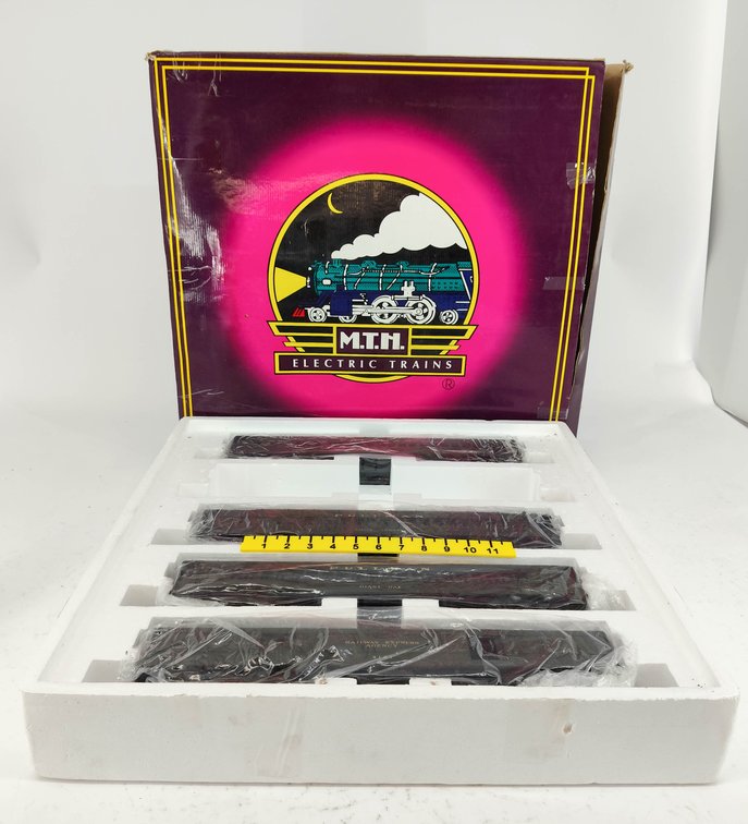 MTH O GAUGE MT-4020 PULLMAN SCALE MADISON PASSENGER SET 4 CARS, OB  INV 263390487