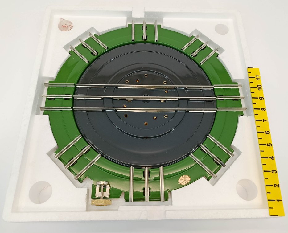 MTH TINPLATE TRADITIONS STANDARD GAUGE #200 TURNTABLE, OB  INV 263410004