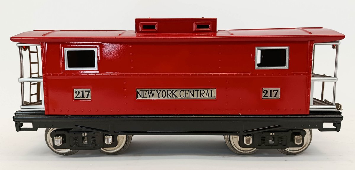 MTH TINPLATE TRADITIONS 10-1054 NYC 217 CABOOSE, STD GAUGE, OB  INV 263410049