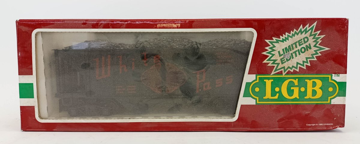 LGB G GAUGE 4076-W 02 WP COAL CAR LIMITED EDITION, OB  INV 263410160
