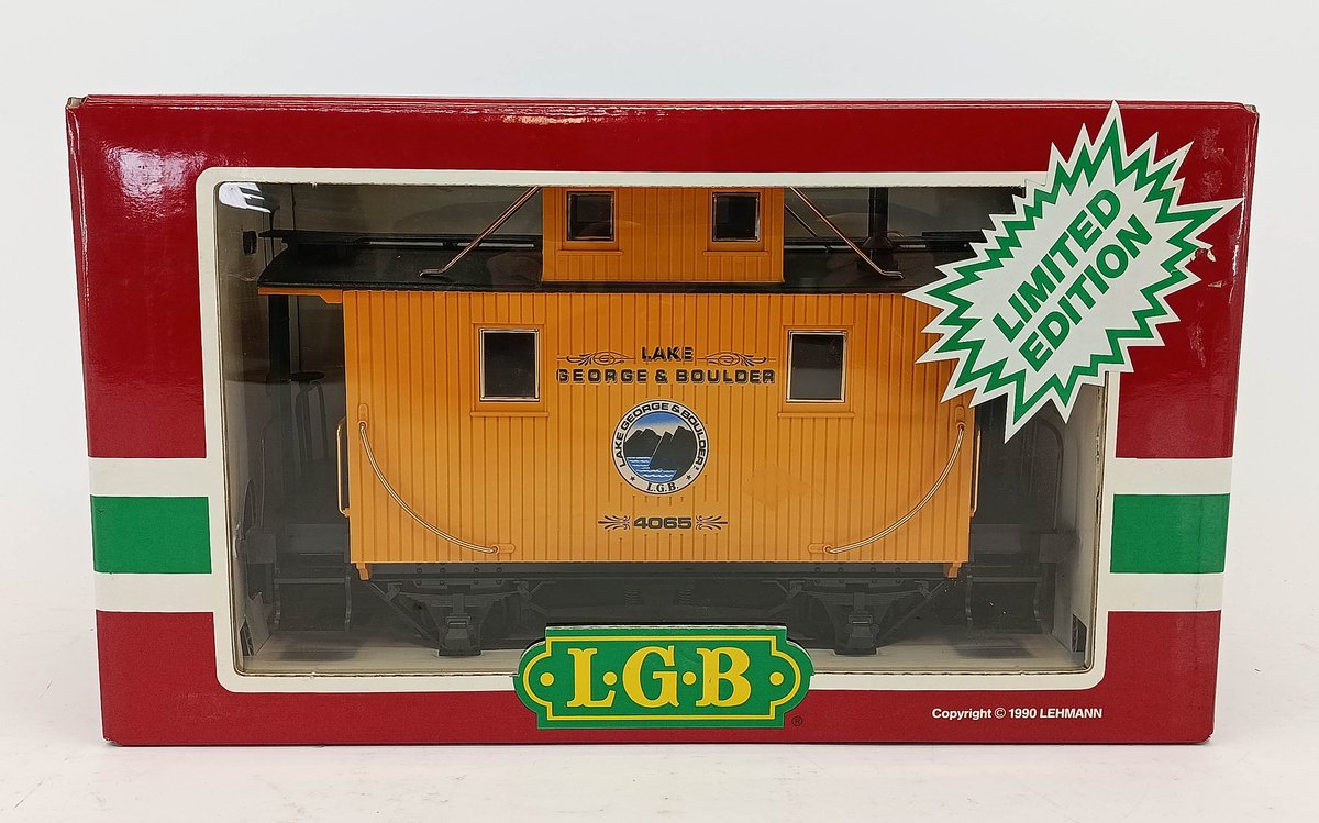 LGB G GAUGE 4065 LAKE GEORGE & BOULDER LIMITED EDITION CABOOSE, OB  INV 263410197