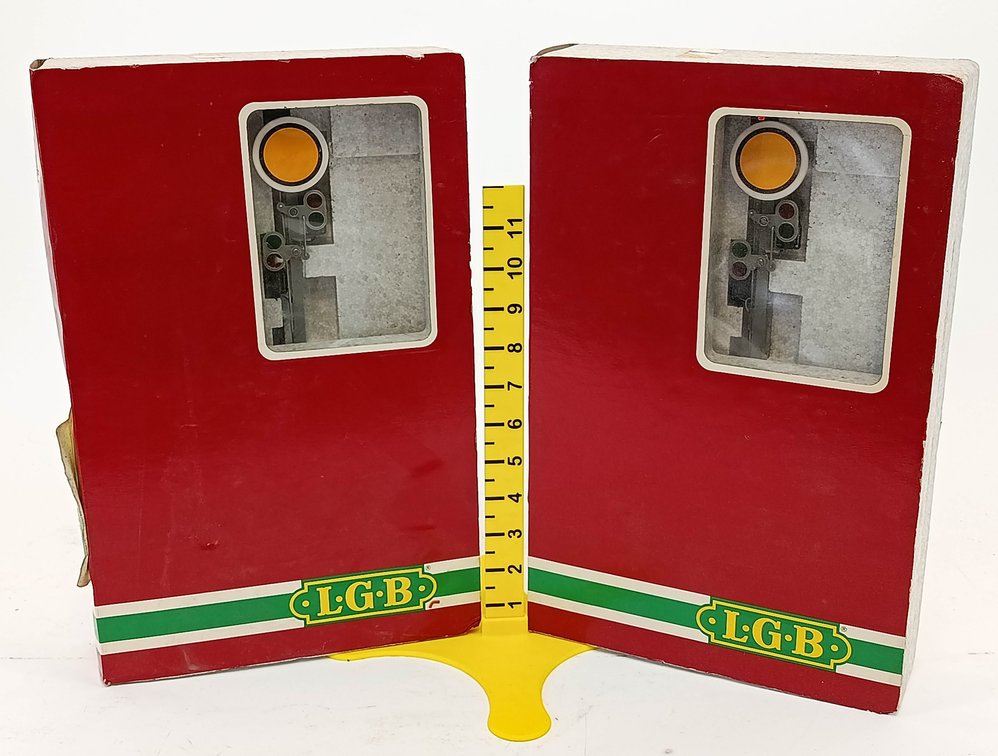 2 LGB G GAUGE 5091 VORSIGNAL VR0/VR1 SIGNALS, 2 OBS  INV 263410212